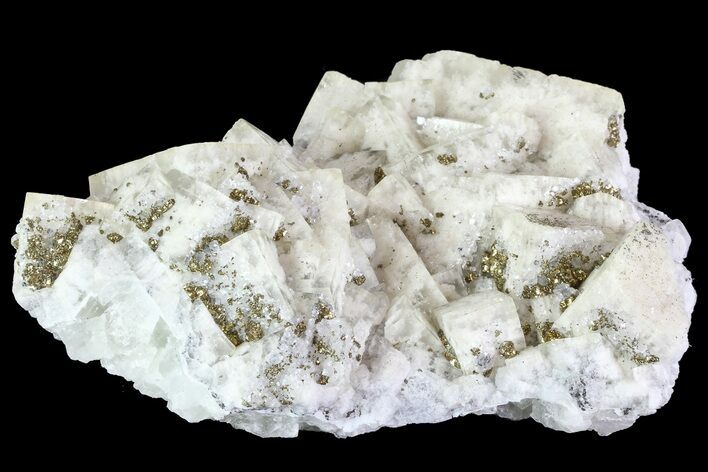 Quartz, Fluorite and Pyrite Crystal Association - Morocco #82794